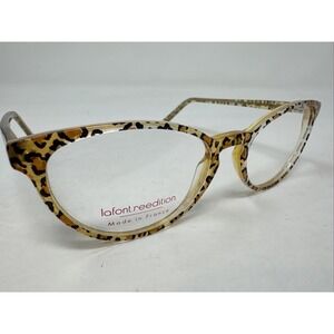 New Jean Lafont Tosca 380 Panthere Cat Eye Frames Only Eyeglasses 53-17-138
